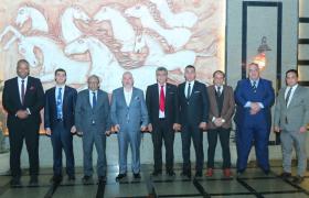 يقيم حفل إفطاره على ضفاف نهر النيل الخالد ب سان جوفانى