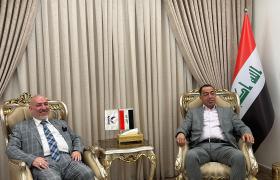 زيارة السفير/ احمدالحسني مقر حزب الصدارة ولقاء السيد الامين العام للحزب